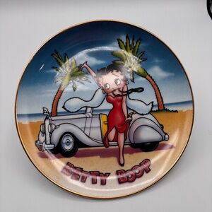 Danbury Mint Betty Boop Canyon Cutie Travel Vacation Collector's Plate
